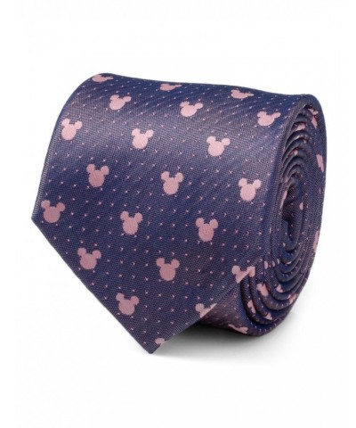 Disney Mickey Mouse Silhouette Purple Pink Dot Tie $28.12 Ties