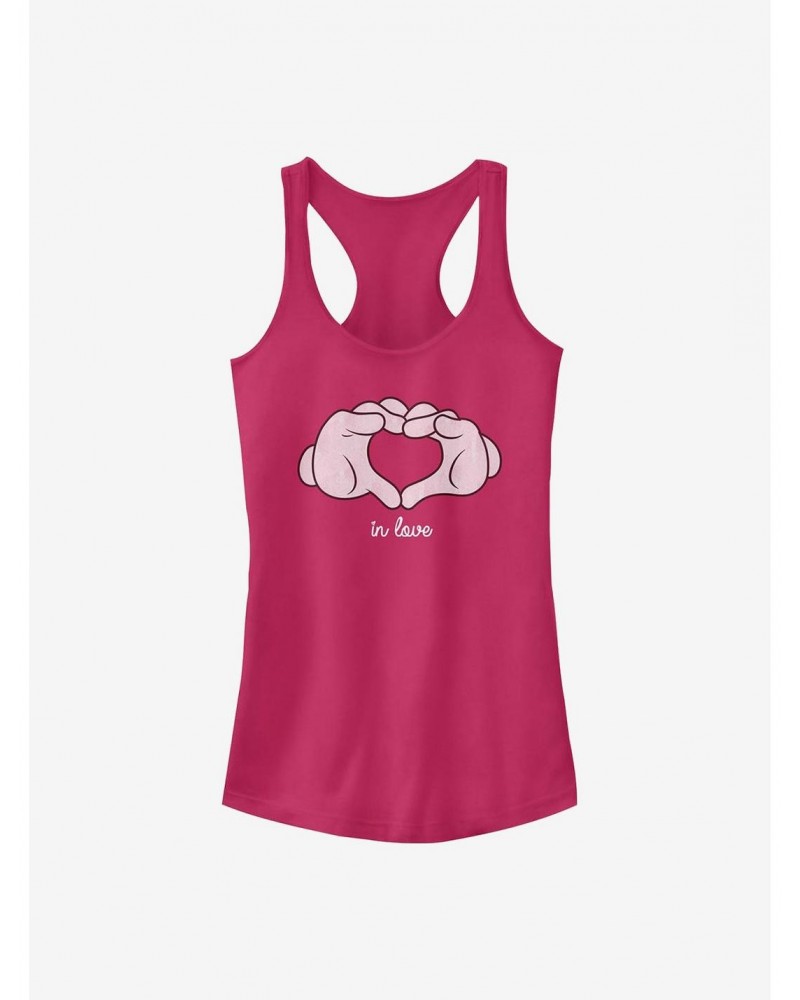 Disney Mickey Mouse Glove Heart Girls Tank $5.98 Tanks