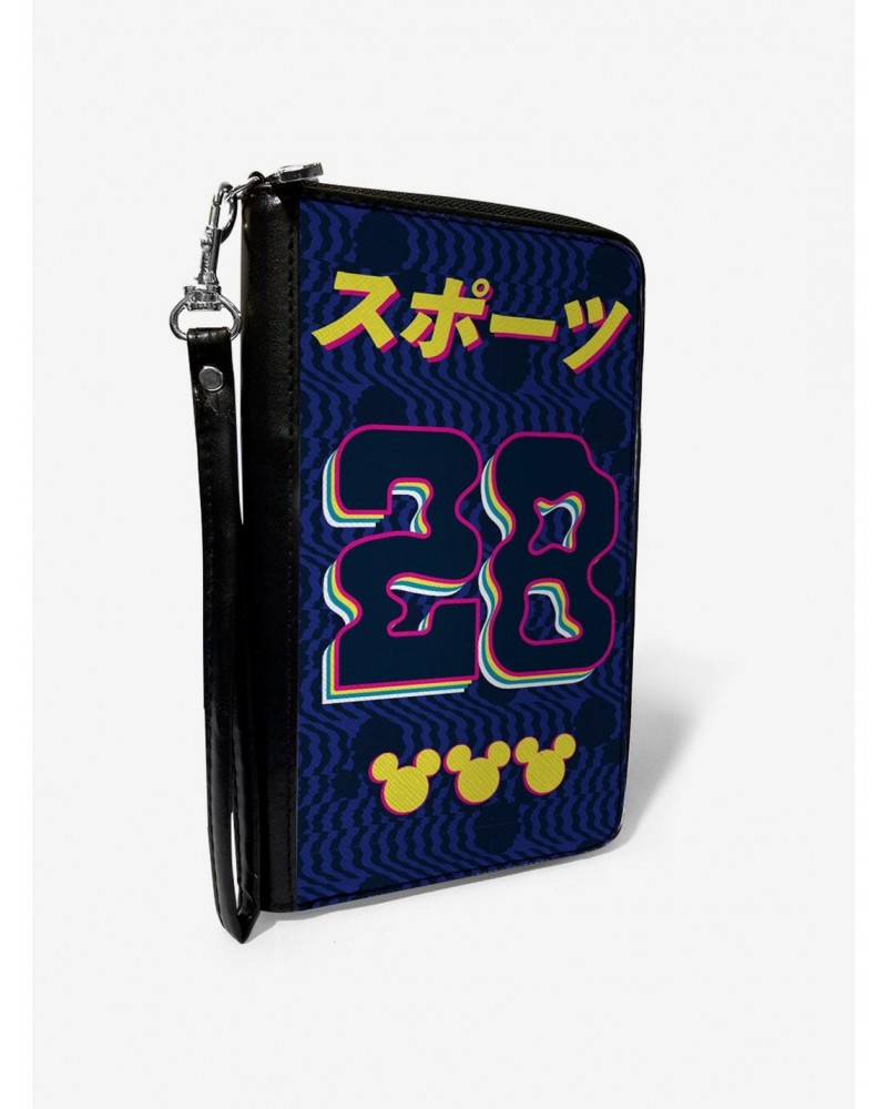 Disney Mickey Mouse Sports Kanji Zip Around Wallet $15.01 Wallets