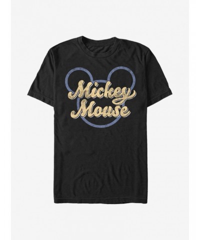 Disney Mickey Mouse Mickey Script T-Shirt $6.88 T-Shirts