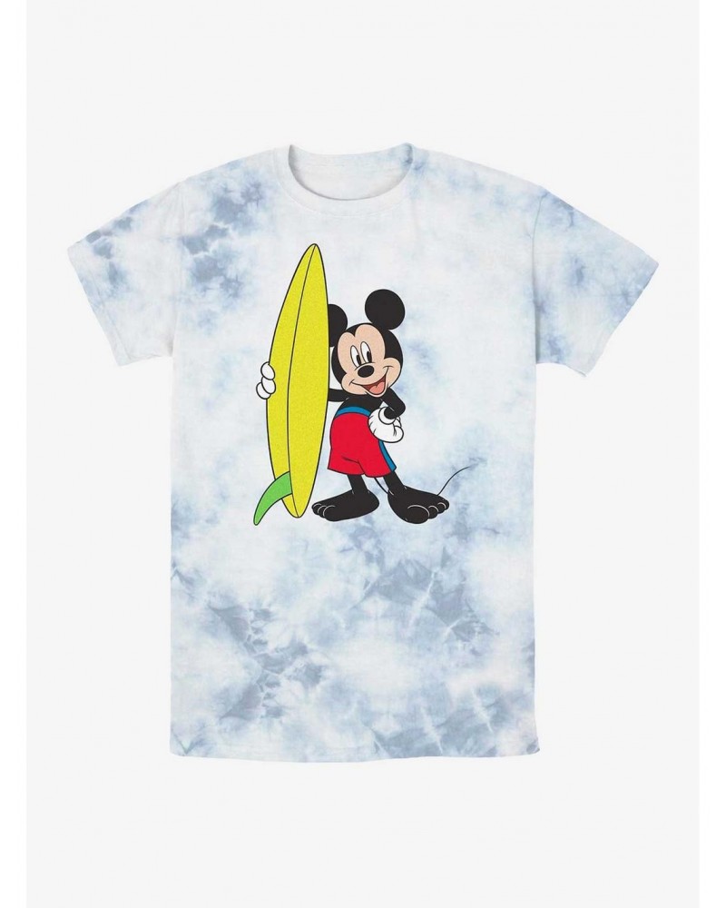 Disney Mickey Mouse Surf's Up Tie-Dye T-Shirt $10.15 T-Shirts