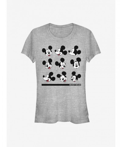 Disney Mickey Mouse Mickey Expressions Girls T-Shirt $6.37 T-Shirts