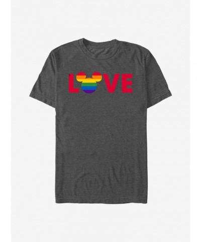 Disney Mickey Mouse Love Rainbow Pride T-Shirt $8.03 T-Shirts