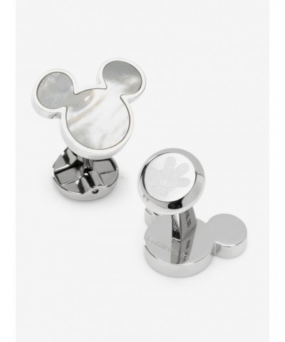 Disney Mickey Mouse Mother Of Pearl Cufflinks $60.45 Cufflinks