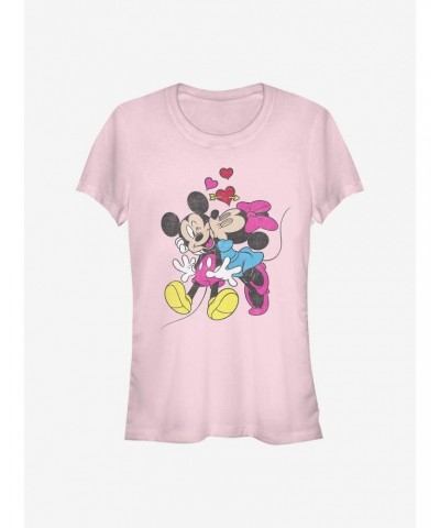 Disney Mickey Mouse Mickey Minnie Love Girls T-Shirt $6.37 T-Shirts