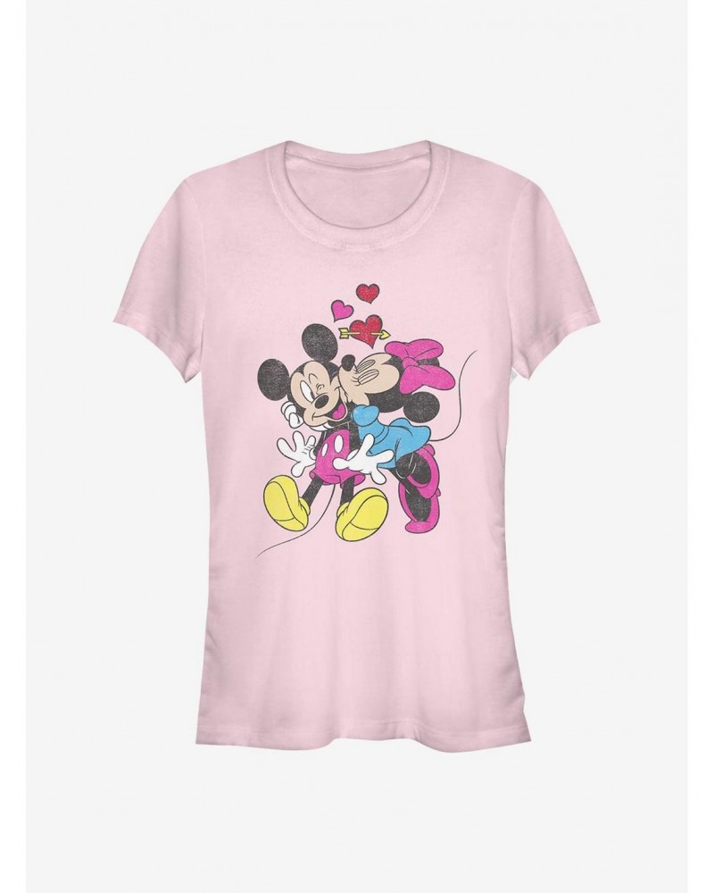 Disney Mickey Mouse Mickey Minnie Love Girls T-Shirt $6.37 T-Shirts