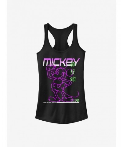 Disney Mickey Mouse Street Glow Girls Tank $8.57 Tanks