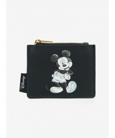 Loungefly Disney Mickey Mouse Black & White Icon Cardholder $5.91 Cardholder