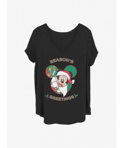 Disney Mickey Mouse Mickeys Greeting Girls T-Shirt Plus Size $9.02 T-Shirts