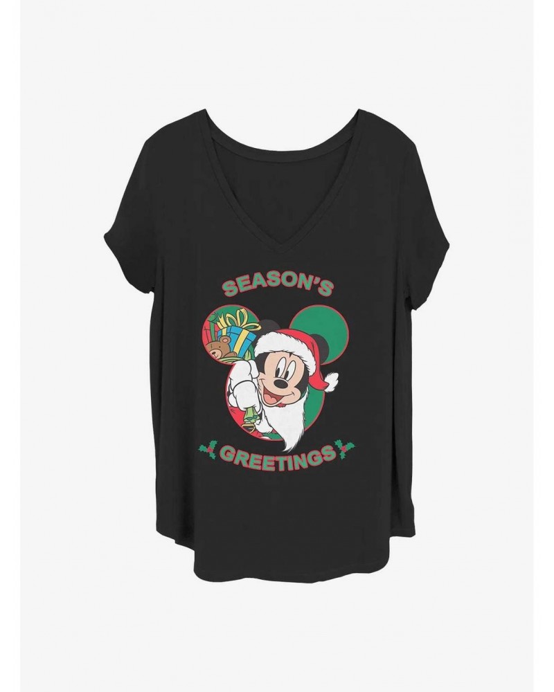 Disney Mickey Mouse Mickeys Greeting Girls T-Shirt Plus Size $9.02 T-Shirts