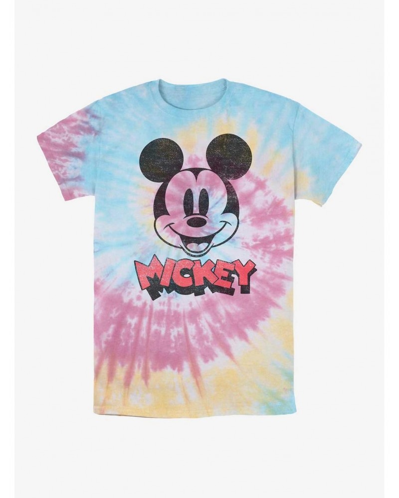 Disney Mickey Mouse Heads Up Tie Dye T-Shirt $10.15 T-Shirts