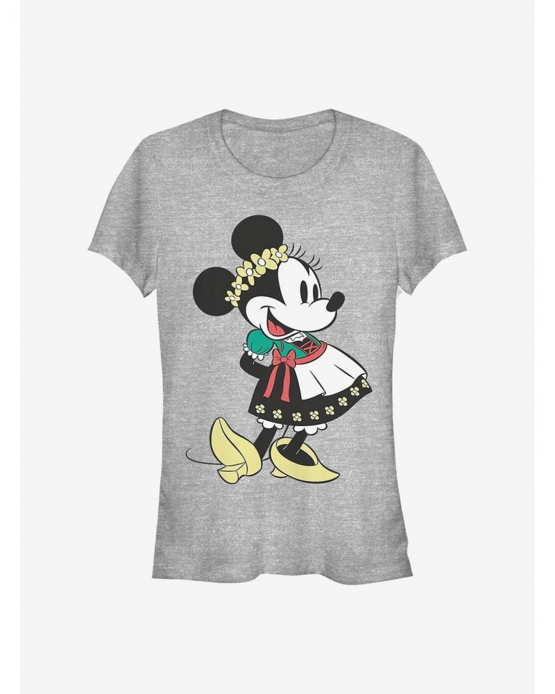 Disney Minnie Mouse Dirndl Basics Girls T-Shirt $5.98 T-Shirts