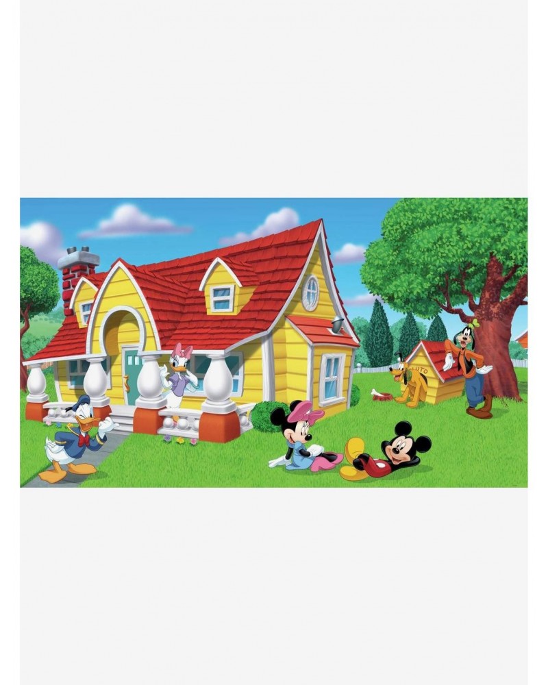 Disney Mickey & Friends Chair Rail Prepasted Mural $81.45 Murals