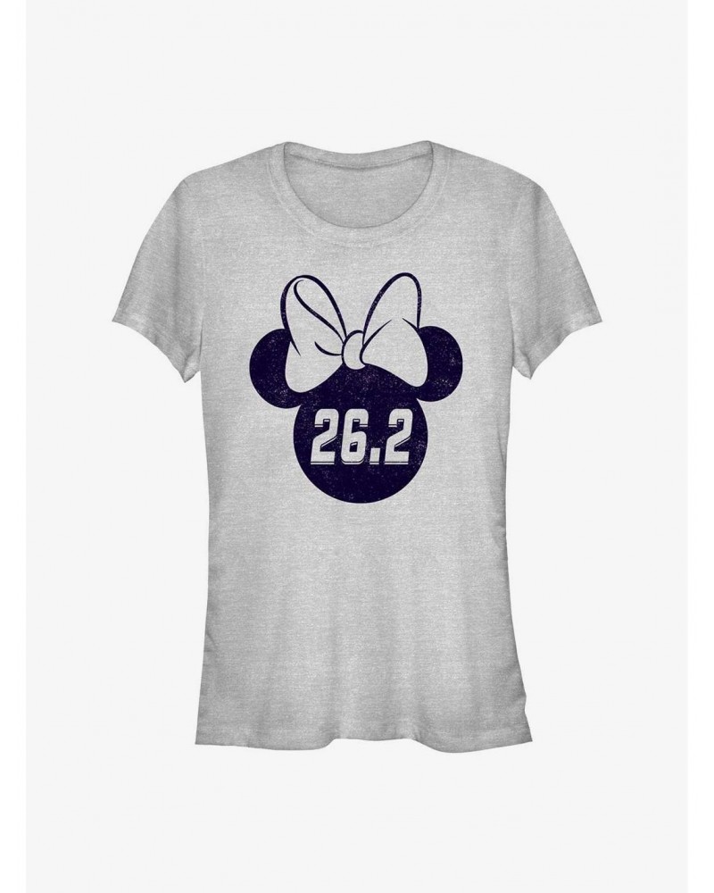 Disney Minnie Mouse 26.2 Marathon Ears Girls T-Shirt $7.37 T-Shirts