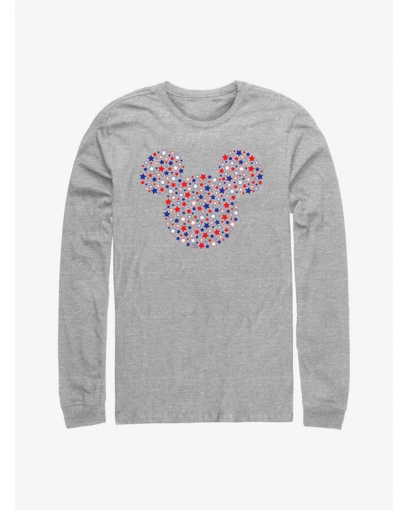 Disney Mickey Mouse Stars And Ears Long-Sleeve T-Shirt $12.63 T-Shirts