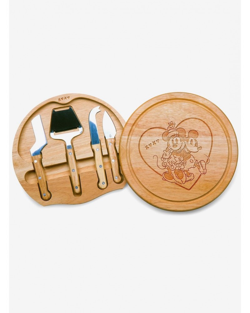 Disney Mickey and Minnie Mouse Heart Circo Cheese Cutting Board & Tools Set $23.14 Tools Set