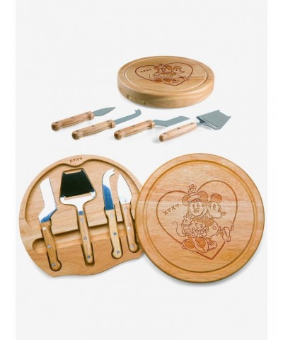 Disney Mickey and Minnie Mouse Heart Circo Cheese Cutting Board & Tools Set $23.14 Tools Set