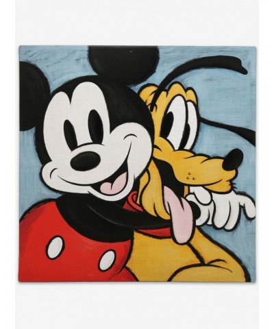 Disney Mickey Mouse And Pluto Canvas Wall Décor $20.31 Décor