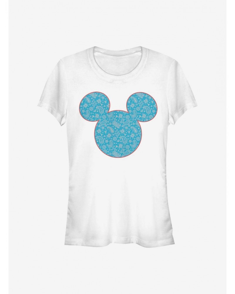 Disney Mickey Mouse Mickey Americana Paisley Girls T-Shirt $6.18 T-Shirts