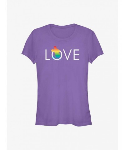 Disney Mickey Mouse Mickey Love Pride T-Shirt $9.76 T-Shirts