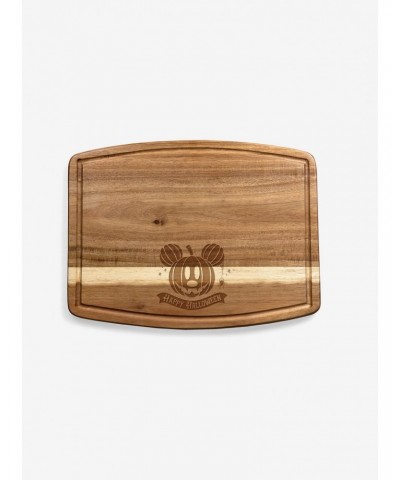 Disney Mickey Mouse Pumpkin Face Ovale Acacia Cutting Board $20.19 Cutting Boards