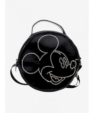 Disney Mickey Mouse Rhinestone Outline Crossbody Bag $25.61 Bags
