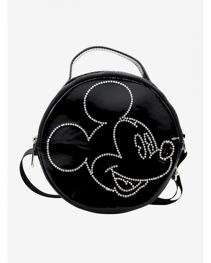 Disney Mickey Mouse Rhinestone Outline Crossbody Bag $25.61 Bags