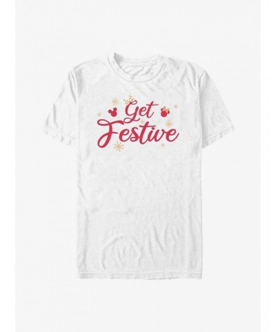 Disney Mickey Mouse Get Festive T-Shirt $8.99 T-Shirts