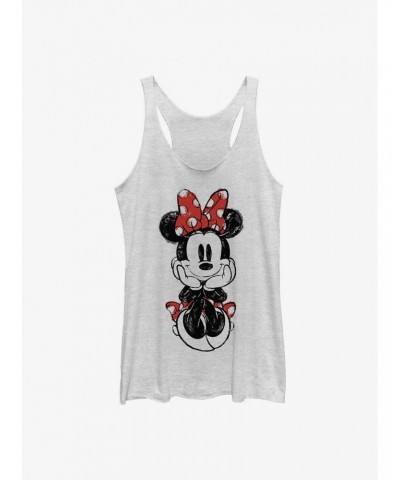 Disney Minnie Mouse Sitting Minnie Sketch Girls Tank $9.74 Tanks