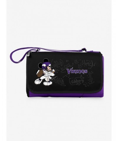 Disney Mickey Mouse NFL Minnesota Vikings Outdoor Picnic Blanket $16.68 Blankets