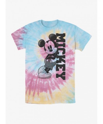 Disney Mickey Mouse Mickey Lean Tie Dye T-Shirt $6.63 T-Shirts