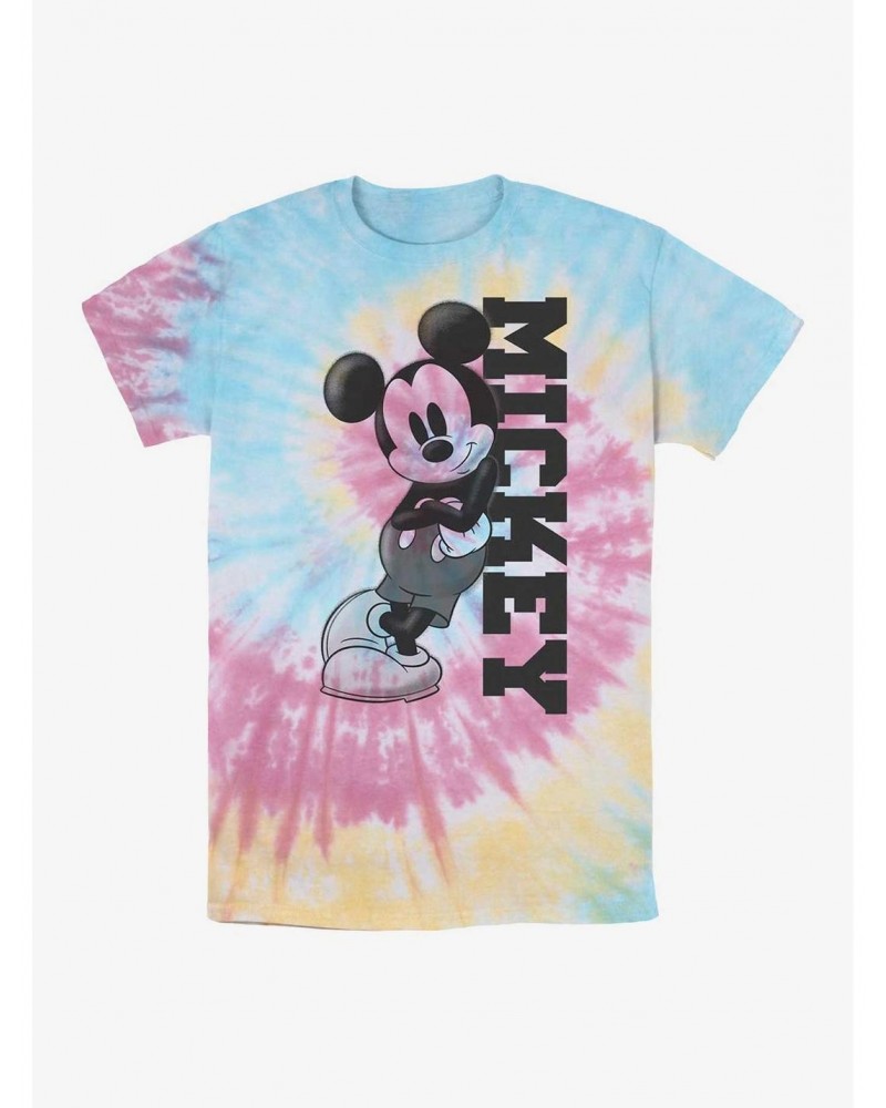 Disney Mickey Mouse Mickey Lean Tie Dye T-Shirt $6.63 T-Shirts