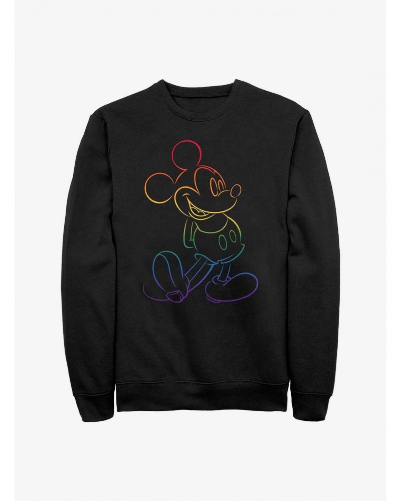 Disney Mickey Mouse Big Pride Sweatshirt $10.04 Sweatshirts