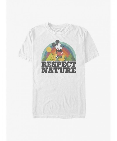 Disney Mickey Mouse Respect Nature T-Shirt $6.12 T-Shirts