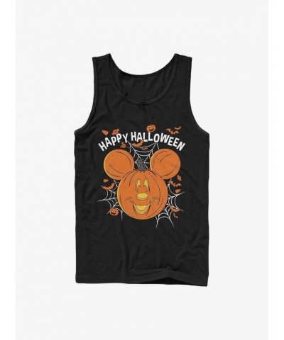 Disney Mickey Mouse Jack O' Lantern Tank Top $9.16 Tops