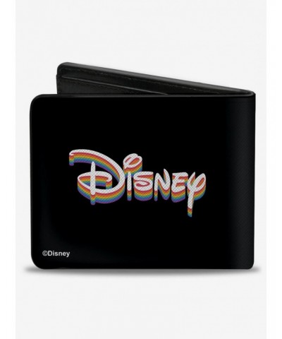 Disney Mickey Mouse Smiling Face and Pride Signature Bifold Wallet $6.79 Wallets