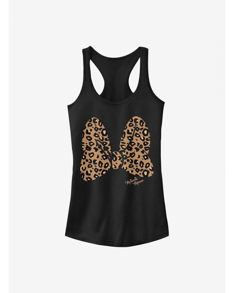 Disney Minnie Mouse Animal Print Bow Girls Tank $6.97 Tanks