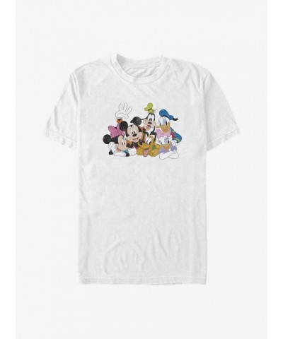 Disney Mickey Mouse Mickey Group Big & Tall T-Shirt $11.48 T-Shirts