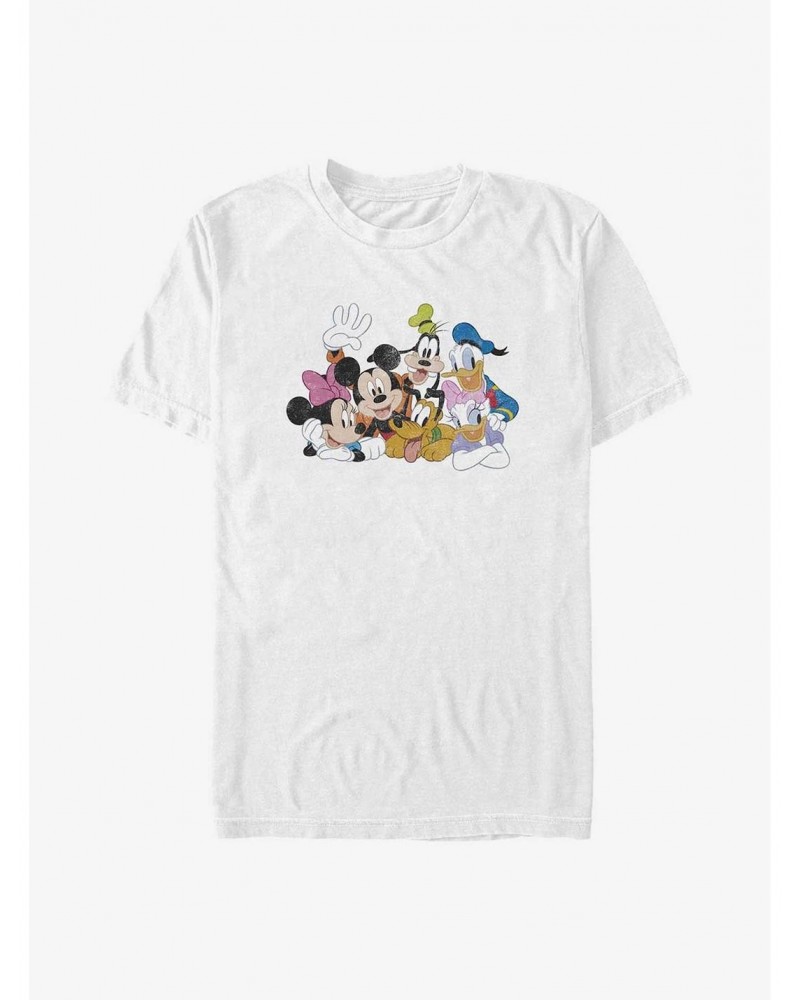 Disney Mickey Mouse Mickey Group Big & Tall T-Shirt $11.48 T-Shirts