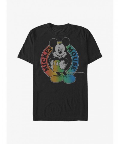 Disney Mickey Mouse Rainbow Mouse T-Shirt $6.31 T-Shirts