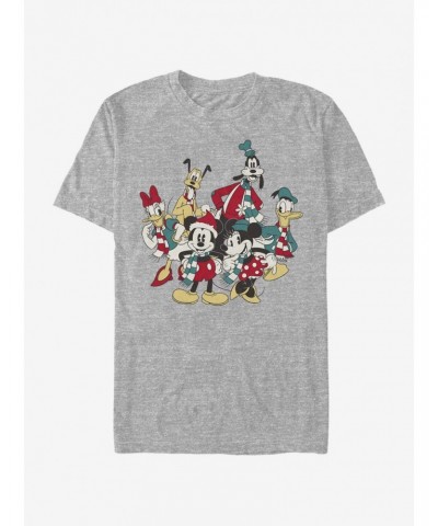 Disney Mickey Mouse Holiday Group T-Shirt $8.80 T-Shirts