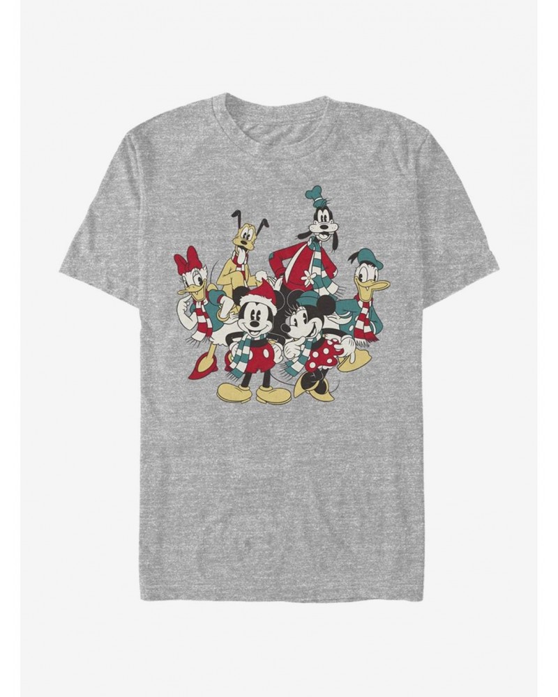 Disney Mickey Mouse Holiday Group T-Shirt $8.80 T-Shirts