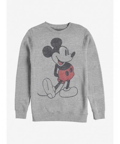 Disney Mickey Mouse Vintage Classic Crew Sweatshirt $13.28 Sweatshirts