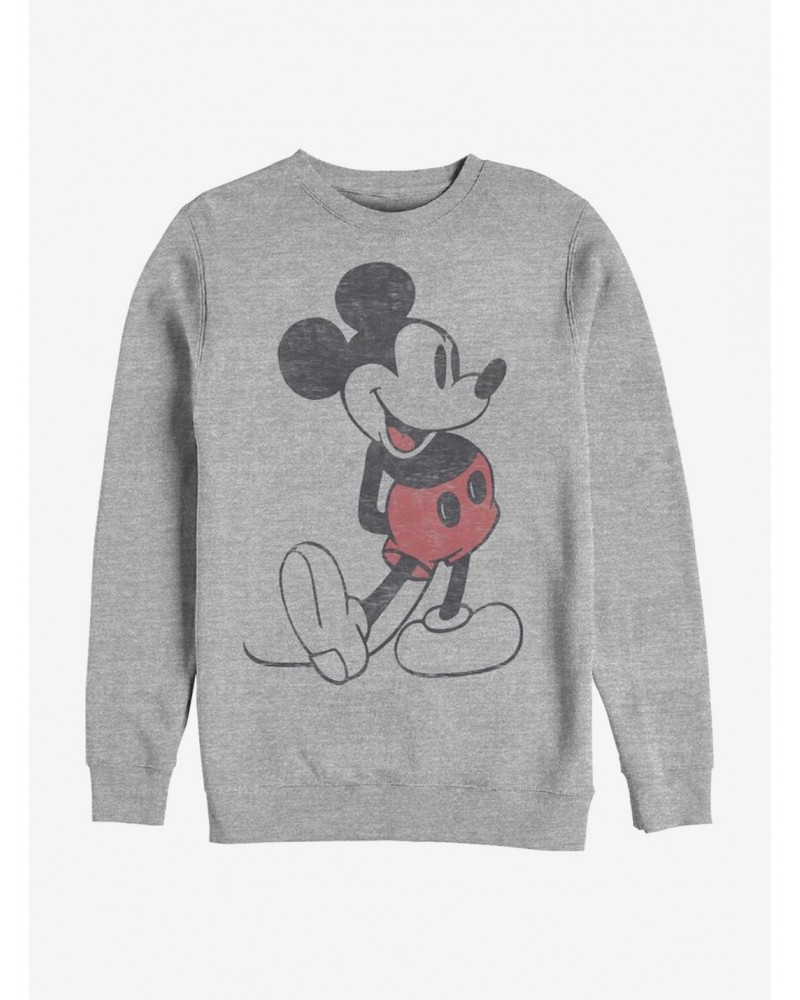 Disney Mickey Mouse Vintage Classic Crew Sweatshirt $13.28 Sweatshirts