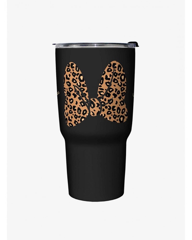 Disney Mickey Mouse Animal Print Bow Travel Mug $11.72 Mugs