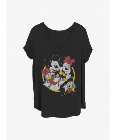 Disney Mickey Mouse Disney Group Girls T-Shirt Plus Size $9.48 T-Shirts