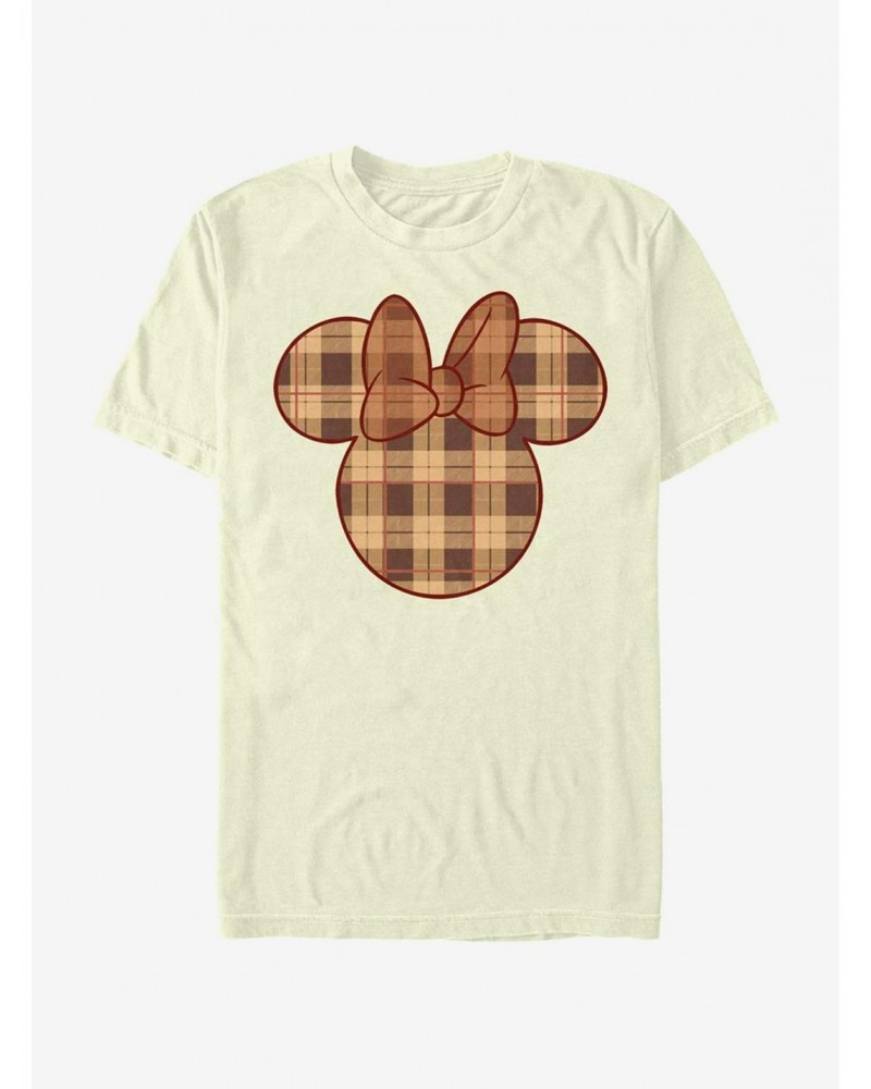 Disney Mickey Mouse Fall Plaid Minnie T-Shirt $6.31 T-Shirts