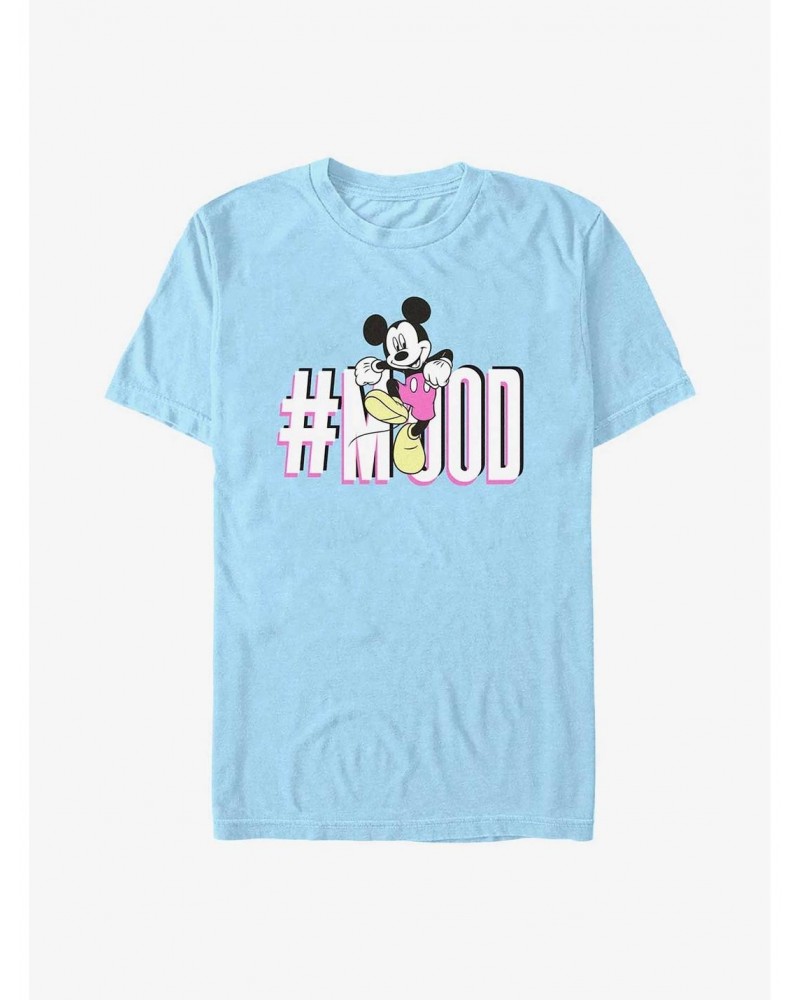 Disney Mickey Mouse Hashtag Mood T-Shirt $7.27 T-Shirts