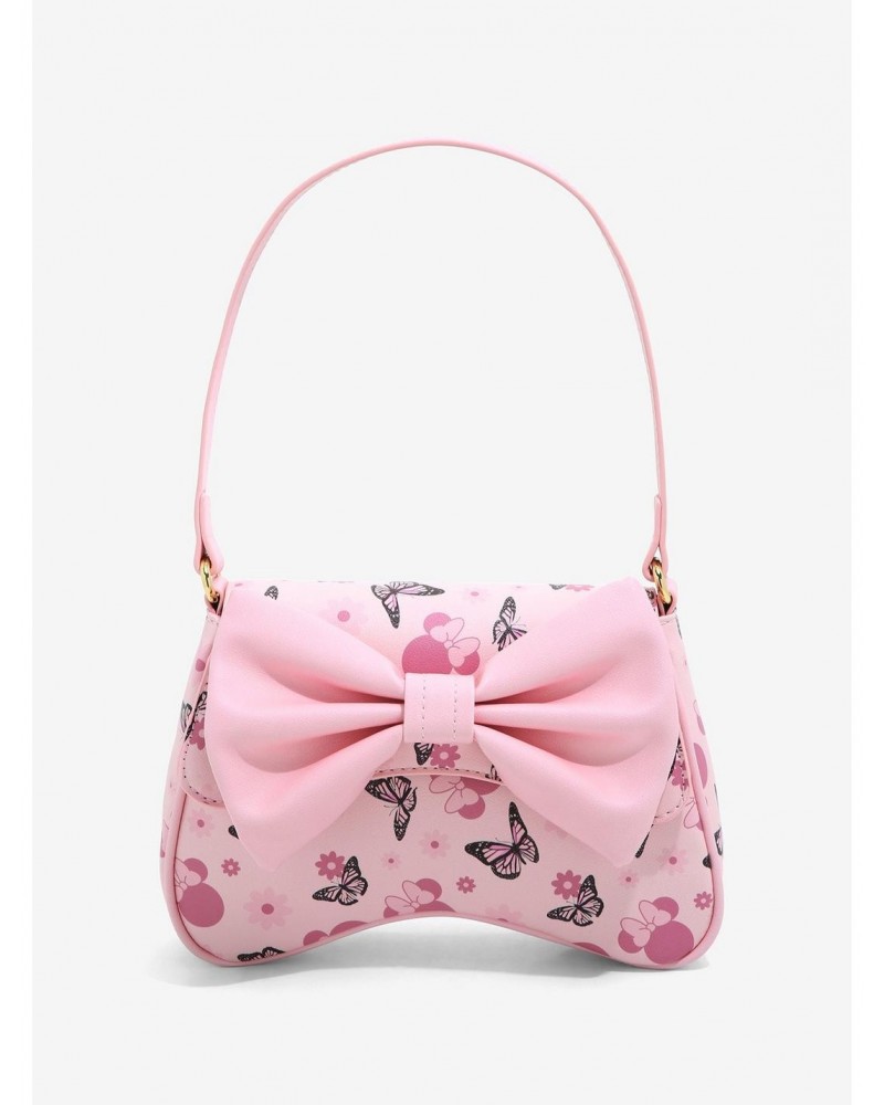 Her Universe Disney Minnie Mouse Butterfly Bow Baguette Bag $13.16 Bags