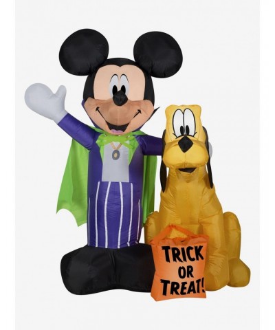 Disney Mickey Mouse And Pluto With Treat Sack Scene Airblown $47.84 Merchandises